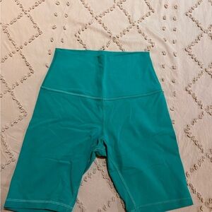 lululemon athletica Teal Bike Shorts